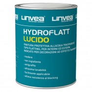 HYDROFLATT Trasparente Lucido, all'acqua. 750ml. LINVEA