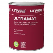 ULTRAMAT, smalto bianco opaco poliuretanico all'acqua, LINVEA