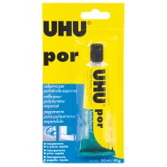 UHU POR, adesivo specifico per POLISTIROLO. 40Gr, 50ml