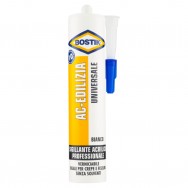 AC-EDILIZIA, sigillante acrilico, BIANCO, Cartuccia 300 ml , BOSTIK