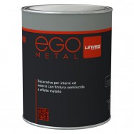 EGO METAL FONDO, vernice per decorativi, 2.5Lt, Bianco. LINVEA