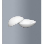 Uovo in polistirolo pieno, 3x2 cm. Bovelacci.