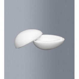 Uovo in polistirolo pieno, 3x2 cm. Bovelacci.