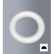CORONA polistirolo piatta, diametro 10 cm. BOVELACCI