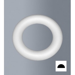 CORONA polistirolo piatta, diametro 10 cm. BOVELACCI