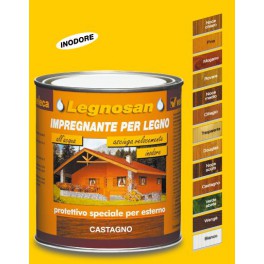 LEGNOSAN, impregnante protettivo per legno da esterno all'acqua. Veleca