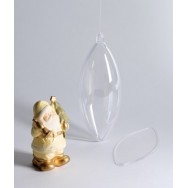 BOMBETTA in plexiglas trasparente, 16 cm. BOVELACCI