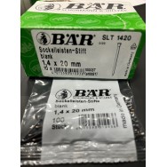 Chiodo acciaio testa gruppino 1,4X20. Sacchetto 100 chiodi. BAR