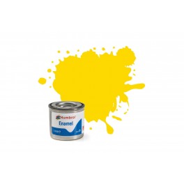 HUMBROL 14ml, grigio nr.69 yellow - gloss