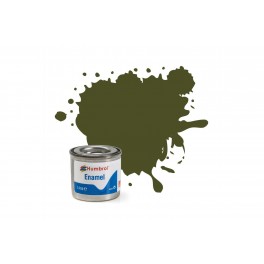 HUMBROL 14ml, verde nr.155 olive drab - matt