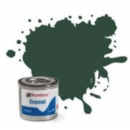HUMBROL 14ml, verde nr.116 dark green - Matt