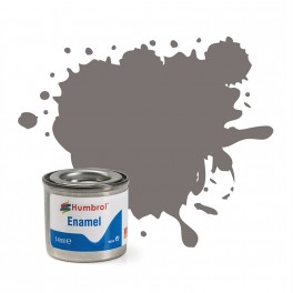 HUMBROL 14ml, grigio nr.156 Dark Camouflage Grey - Satin
