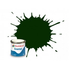HUMBROL 14ml, Verde nr.163 Dark Green - Satin