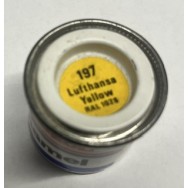 HUMBROL 14ml, giallo nr.197 Lufthansa Yellow RAL1028- matt
