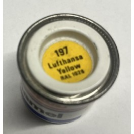 HUMBROL 14ml, giallo nr.197 Lufthansa Yellow RAL1028- matt