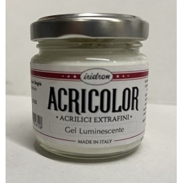 Vernice Acrilica ACRICOLOR GEL LUMINESCENTE 020, 80ml, Iridron Vernice Acrilica ACRICOLOR GEL LUMINESCENTE 020, 80ml, Iridron