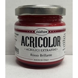 Vernice Acrilica ACRICOLOR Rosso Brillante AC4300, 80ml