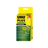 UHU PLUS, adesivo bicomponetne senza solvente.